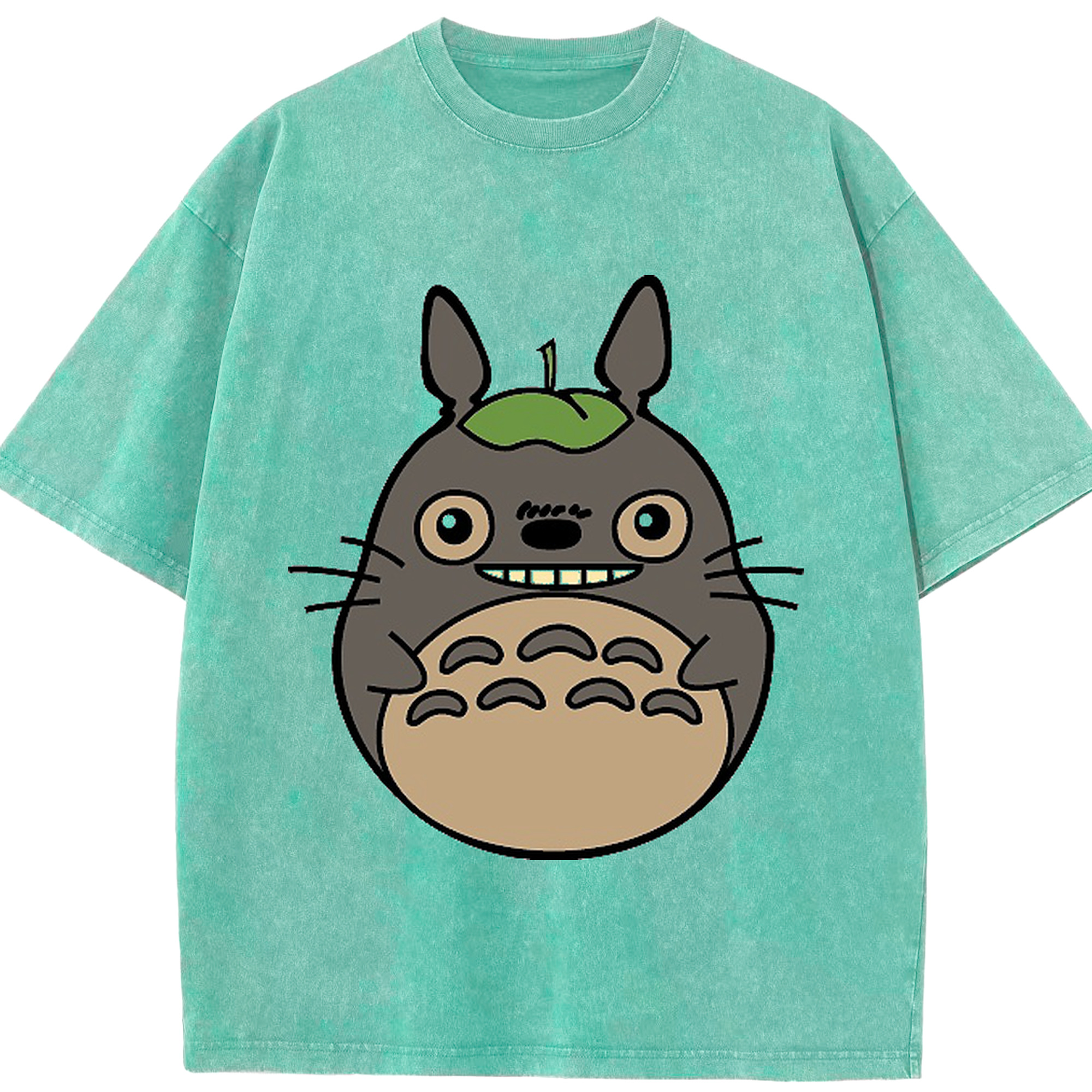 （画像用） となりのトトロ 草壁メイ 草壁サツキ My Neighbor Totoro Satsuki Kusakabe Mei Kusakabe 綿100% ヴィンテージ風 半袖Tシャツ（フロントプリント）